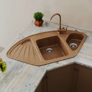 Кухонная мойка GreenStone GRS-14K-308 черная