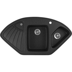 Кухонная мойка GreenStone GRS-14K-308 черная