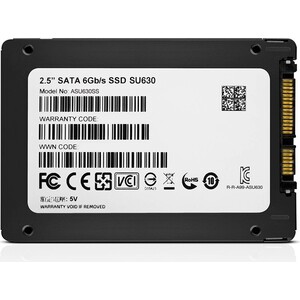 SSD накопитель ADATA 1.92TB Ultimate SU630, 2.5", SATA III, [R/W - 520/450 MB/s] 3D QLC