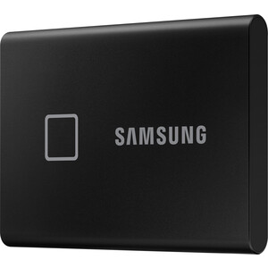 SSD накопитель Samsung 2TB T7 Touch MU-PC2T0K, 3D NAND TLC, USB 3.2 Type-C [R/W - 1050/1000 MB/s] Black