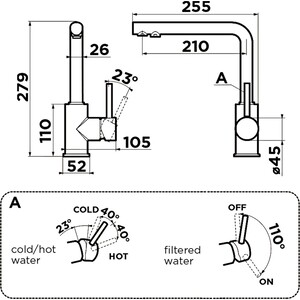 Смеситель для кухни Omoikiri Nakagawa 2 Plus C хром (4994341)