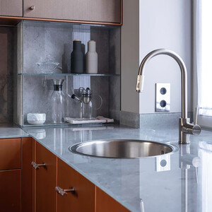 Смеситель для кухни Omoikiri Tamura BN под фильтр, нержавеющая сталь (4994334)