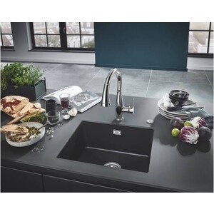 Кухонная мойка Grohe K700 черный гранит (31654AP0)