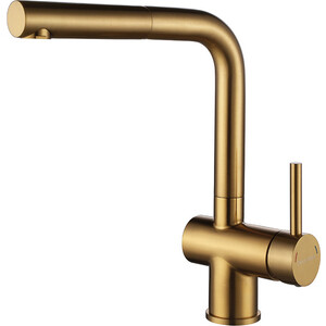 Paulmark Dosse с выдвижным изливом, брашированное золото (Do214418-BG)