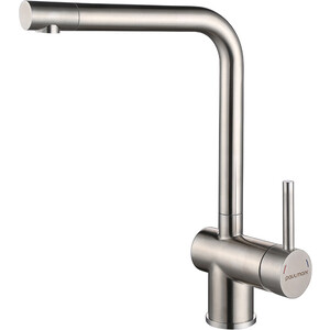 Смеситель для кухни Paulmark Spring нержавеющая сталь (Sp212067-SS)
