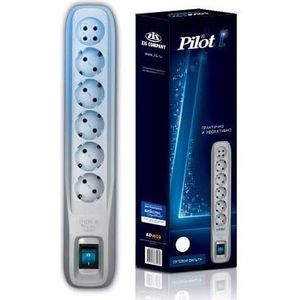 Сетевой фильтр Pilot GL 10м (6 розеток) белый