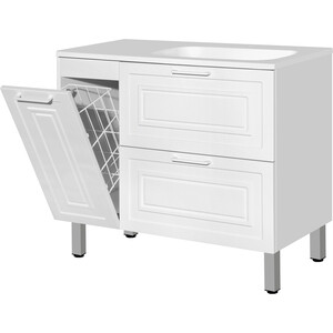 Тумба под раковину Style line Альба Люкс 90 правая, белая (ЛС-000010054)