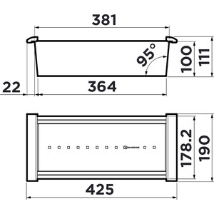 Коландер Omoikiri CO-02 LG светлое золото (4999003)