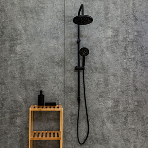 Душевая система Orange Aristo черный (M19-932b)