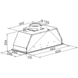 Вытяжка встраиваемая Kaiser EA 543 M
