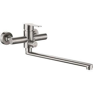 Смеситель для ванны Haiba HB801 универсальный, нержавеющая сталь (HB22801)