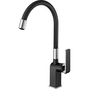 Смеситель для кухни Haiba HB548-7 черный/хром (HB73548-7)