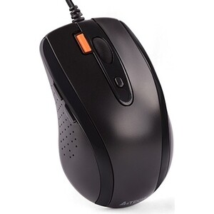Мышь A4Tech V-Track Padless N-70FX черный оптическая (1600dpi) USB (7but)
