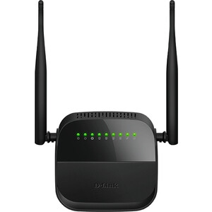 Роутер D-Link DSL-2750U (DSL-2750U/R1A) ADSL черный