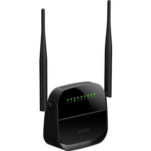 Роутер D-Link DSL-2750U (DSL-2750U/R1A) ADSL черный