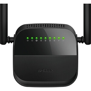 Роутер D-Link DSL-2750U (DSL-2750U/R1A) ADSL черный
