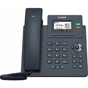 VoIP-телефон Yealink SIP-T31G, 2 линии, PoE, GigE, БП в комплекте (SIP-T31G)