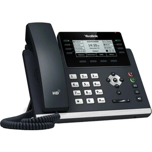 VoIP-телефон Yealink SIP-T43U, 12 аккаунтов, 2 порта USB, BLF, PoE, GigE, без БП (SIP-T43U)
