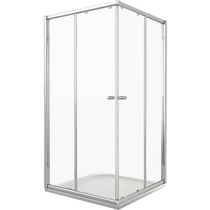Душевой уголок Good Door Lira CR-100-C-CH 100x100 прозрачный, хром (ЛИ00007)