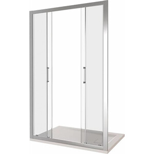 Душевая дверь Good Door Latte WTW-TD-160-C-WE 160х185 прозрачная, хром матовый (ЛА00031)