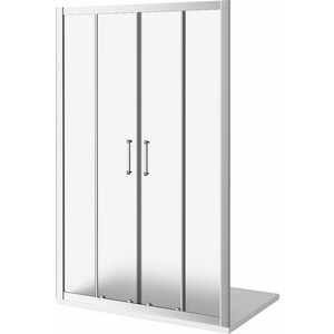 Душевая дверь Good Door Latte WTW-TD-160-G-WE 160х185 матовая Grape, хром матовый (ЛА00034)