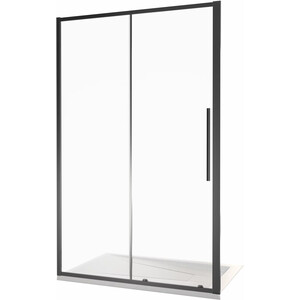 Душевая дверь Good Door Idea WTW-130-C-B 130х195 прозрачная, черный (ИД00010)
