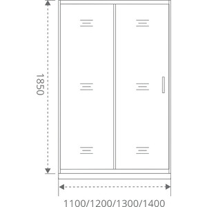 Душевая дверь Good Door Jazz WTW-120-B-BR 120х185 тонированная, бронза (ДЖ00032)