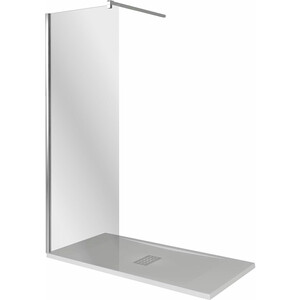 Душевая перегородка Good Door Walk-In SP-90-C-CH 90х195 прозрачная, хром (ВИ00001)