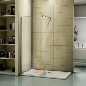 Душевая перегородка Good Door Walk-In SP-90-C-CH 90х195 прозрачная, хром (ВИ00001)