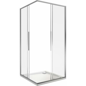 Душевой уголок Good Door Idea CR-90-C-CH 90x90 прозрачный, хром (ИД00016)