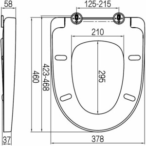Унитаз подвесной безободковый Am.Pm Awe с сиденьем микролифт (C111700WH, C117852WH)