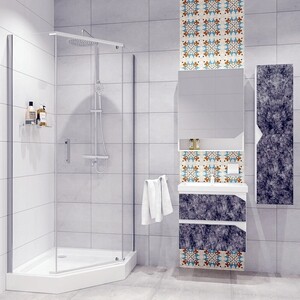 Душевой уголок Niagara Nova 90х90 прозрачный, хром (NG-6605-08)