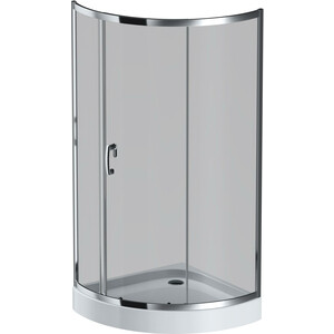 Душевой уголок AmPm Like Solo Slide 90x90 тонированный хром W83G-315-090CG 54990₽