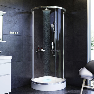 Душевой уголок Am.Pm Like Round 95x95 прозрачный, хром (W83G-333-095CT)