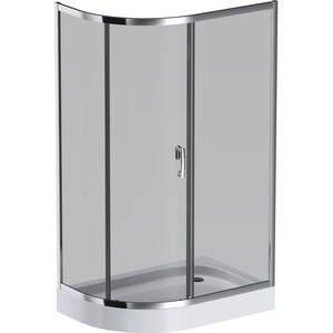 Душевой уголок AmPm Like Solo Slide 120x80 тонированный хром W83G-302U120CG 59990₽