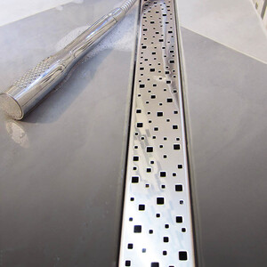 Душевой лоток Veconi VC Square 95 хром (V950S)