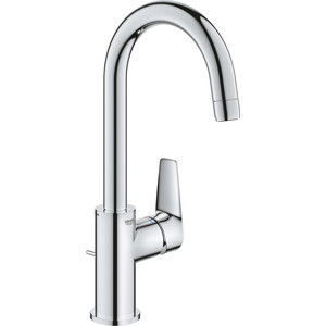 Смеситель для раковины Grohe BauEdge с донным клапаном, хром (23760001)