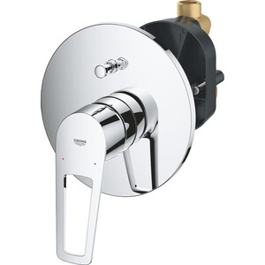 Смеситель для ванны Grohe BauLoop с механизмом, хром (29081001)