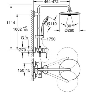 Душевая система Grohe Euphoria хром (27473002)