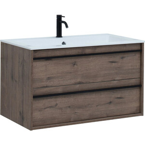 Тумба под раковину Aquanet Lino 90 дуб веллингтон (253913)