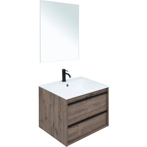 Тумба под раковину Aquanet Lino 60 дуб веллингтон (253910)