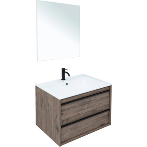 Тумба под раковину Aquanet Lino 70 дуб веллингтон (253911)