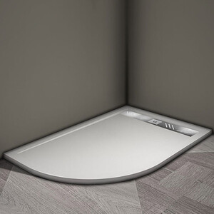 Душевой поддон Veconi Tezeo stone 120х90 правый, на каркасе, без сифона (TZ06R-12090A-01-19C3)