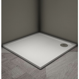 Душевой поддон Veconi Tezeo stone 100х100 универсальный, на каркасе, без сифона (TZ08-100K-01-19C3)