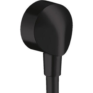 Шланговое подключение Hansgrohe FixFit Wall E черный матовый (27454670)