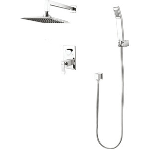 Душевая система Lemark Contest хром/белый (LM5829CW)