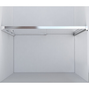 Душевая дверь Vincea Lugano VDS-1L 140х195 прозрачная, черная (VDS-1L140CLB-1)