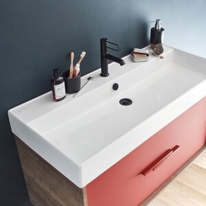 Смеситель для раковины Jacob Delafon Odeon Rive Gauche черный (E21029-BL-BL)