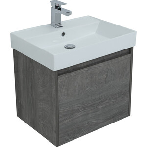 Тумба под раковину Aquanet Nova Lite 60 один ящик, дуб рошелье (242570)