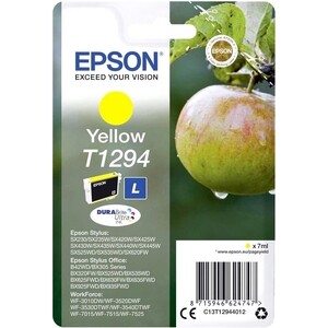 Картридж Epson I/C for SX420W/BX305F yellow new (C13T12944012)